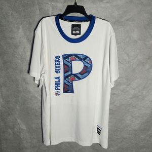 Phila Sixers Kente Team Letter T-Shirt